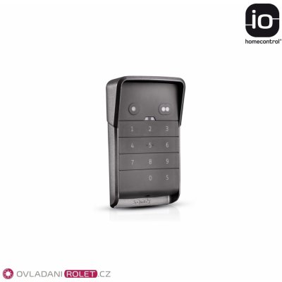 Somfy KeyPad 2 IO Premium PRO bezdrátová kódová klávesnice s kovovou základnou pro vrata a brány