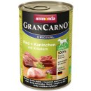 Animonda Gran Carno Adult hovězí & králík & bylinky 400 g