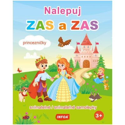 Nalepuj zas a zasprincezničky snímatelné snímateľné samolepky – Hledejceny.cz