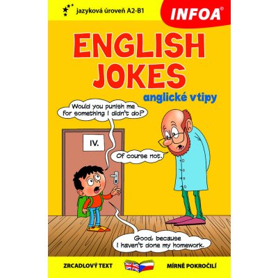 Zrcadlová četba - English Jokes A2-B1 (Anglické vtipy) – Zboží Mobilmania