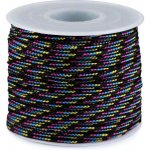 Prima-obchod Padáková / oděvní šňůra Ø2,5 mm, barva 6 černá multikolor – Hledejceny.cz