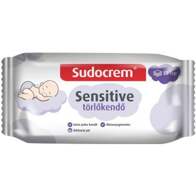 Sudocrem Dětské vlhčené ubrousky Sensitive 55 ks – Hledejceny.cz