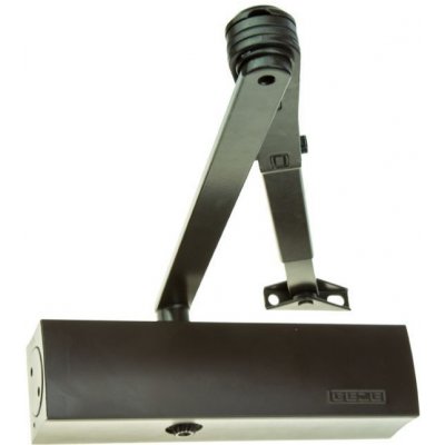 Geze TS 2000 V BC s aretačním ramínkem aretace pevná nevypínatelná hnědá – Zboží Mobilmania