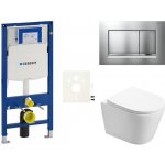 Závěsný WC set Geberit do lehkých stěn / předstěnová montáž + WC SAT Infinitio SIKOGES3INF7 – Zboží Mobilmania