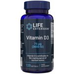 Life Extension Vitamin D3 3000IU 120 tobolek – Hledejceny.cz