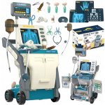 RKToys Zdravotnický vozík Happy Doctor Modrý – Zboží Dáma