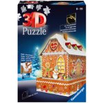 Ravensburger 3D puzzle svítící Perníková chaloupka (Noční edice) 216 ks – Zboží Dáma