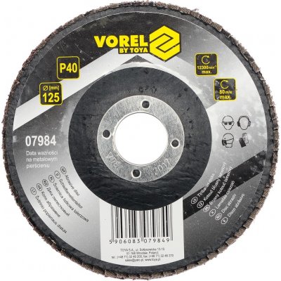 Vorel Kotouč brusný lamelový 125 mm P40 – Sleviste.cz