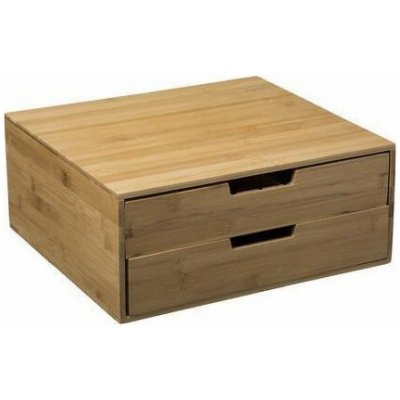 5five simply smart Bambusový organizér se 2 zásuvkami – Zbozi.Blesk.cz