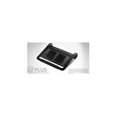 chladicí ALU podstavec Cooler Master NotePal U2 PLUS pro NTB 12-17'' black, 2x8cm fan, R9-NBC-U2PK-GP – Zboží Mobilmania