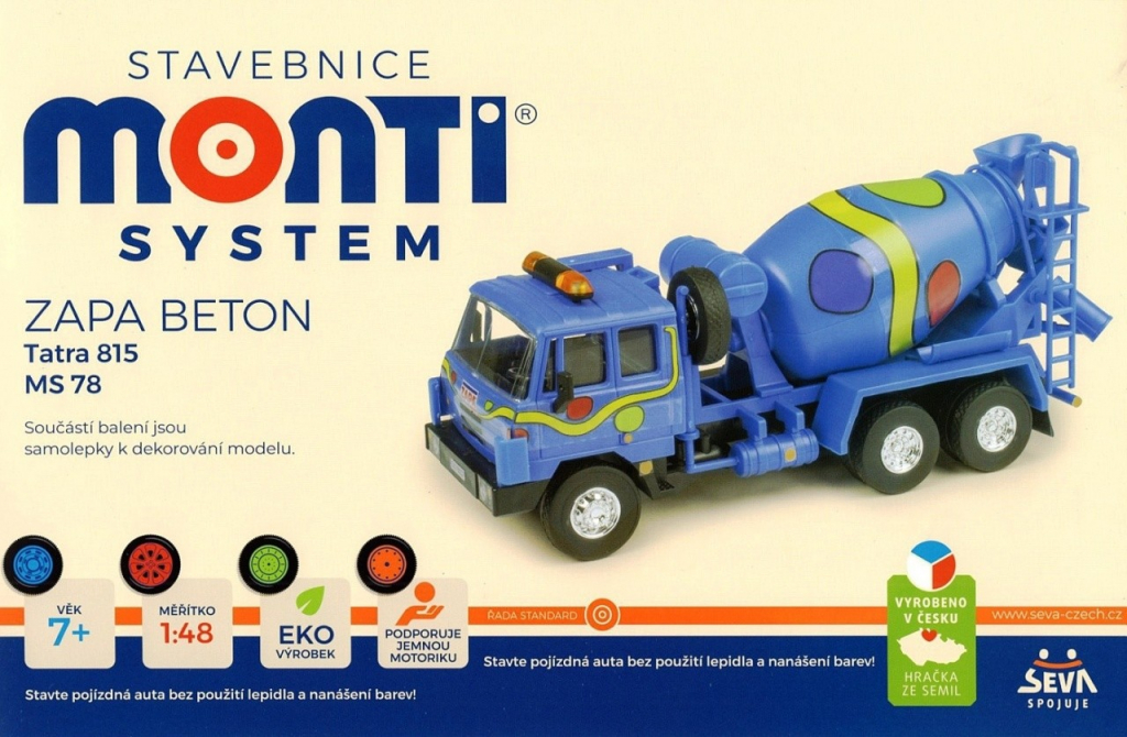 Monti System Seva Stavebnice MS 78 Tatra 815 Zapa beton 1:48