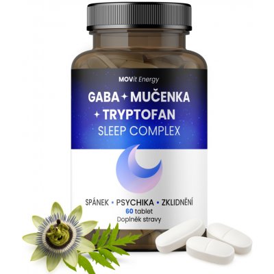 MOVit Sleep Complex GABA + Tryptofan + Mučenka 60 tablet – Hledejceny.cz