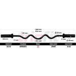 TRINFIT Olympijská osa SZ BLACK 1200 mm 50 mm – Zboží Dáma