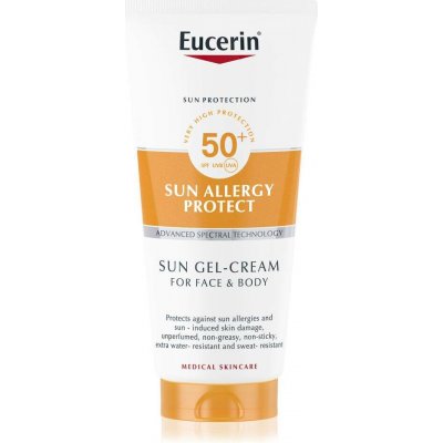 Eucerin SUN ochranný krémový gel na opalování proti sluneční alergii SPF50+ 200 ml – Sleviste.cz