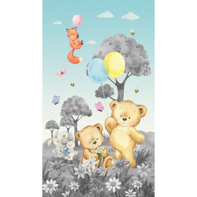 Textilní závěs BEAR FCS L 7181 - 140 x 245 cm – Hledejceny.cz