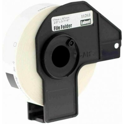 Alternativní etikety Brother DK-11203, 17mm x 87mm, 300 ks štítků – Hledejceny.cz