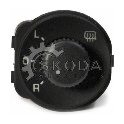 Spínač, nastavení vnějšího zrcátka ŠKODA Original OEM 1Z1959565A3X1 – Zboží Mobilmania