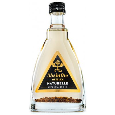 Metelka Naturelle Absinthe 60% 0,2 l (holá láhev) – Zboží Dáma