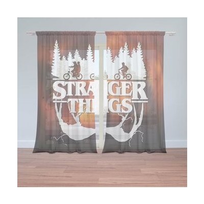 Sablio Záclony Stranger Things Glow: 2ks 150x250cm – Hledejceny.cz