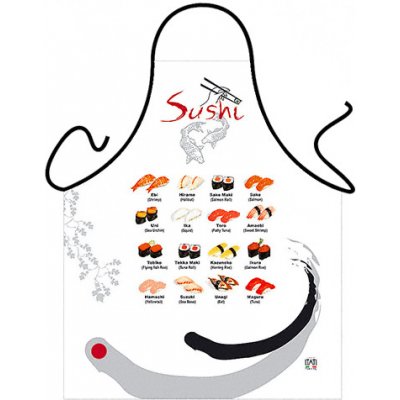 Itati Zástěra pro milovníky sushi – Zboží Mobilmania