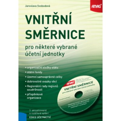 Vnitřní směrnice pro některé vybrané účetní jednotky + CD - Jaroslava Svobodová – Zbozi.Blesk.cz