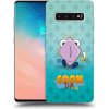 Pouzdro a kryt na mobilní telefon Samsung Picasee Ultimate Case Samsung Galaxy S10 Plus COONDA chlupatka světlá