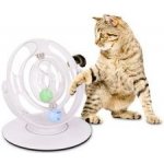 Flamingo interaktivní hračka pro kočku rotační kolotoč s míčky 26 x 26 x 27,5 cm – Zboží Dáma