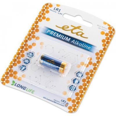 ETA PREMIUM ALKALINE LR1 1ks LR1PREM1 – Zbozi.Blesk.cz