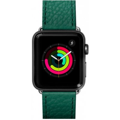 Laut Milano kožený řemínek pro Apple Watch 41mm / 40mm / 38mm smaragdový LAUT-AWS-ML-GN