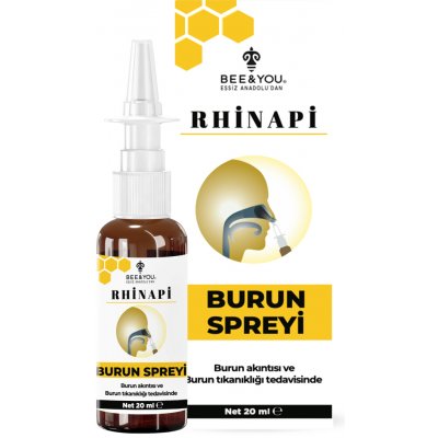 Bee&You Rhinapi Nosní sprej s propolisem a eukalyptem 20 ml – Zboží Dáma