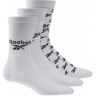 Reebok Cl Fo Crew Sock 3P GG6682 Bílá – Hledejceny.cz