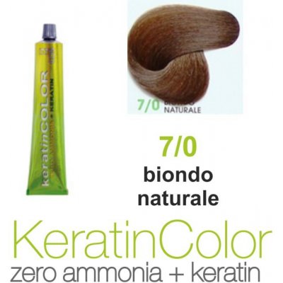 BBcos Keratin Color barva na vlasy 7/0 100 ml