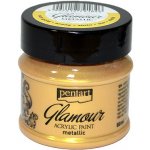 Akrylová barva Glamour metalická 50ml rich gold – Zboží Dáma