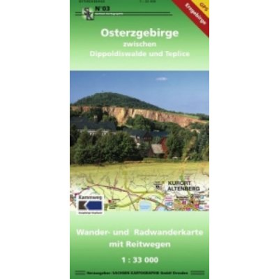 Osterzgebirge zwischen Dippoldiswalde und Teplice 1 : 33 000 – Zboží Mobilmania