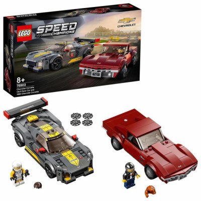 LEGO® Speed Champions 76903 Chevrolet Corvette C8.R a 1968 Chevrolet Corvette – Zboží Mobilmania