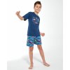 Dětské pyžamo a košilka Cornette 789-790/103 Route modré