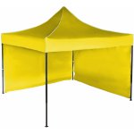 Expodum Nůžkový stan 3x3m ocelový Žlutá 2 boční plachty – Sleviste.cz