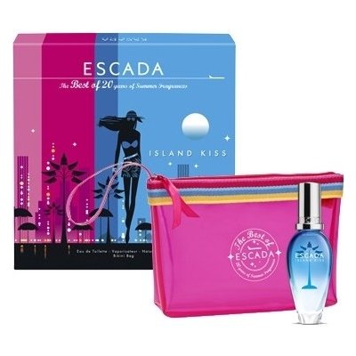 Escada Island Kiss 2011 Woman EDT 30 ml + kosmetická taška dárková sada – Zboží Mobilmania