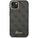 Pouzdro Guess iPhone 14 Plus 4G Vintage Gold Logo černé – Hledejceny.cz