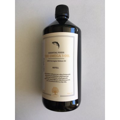 Essential Lososový olej Omega 3 Oil 1 L – Hledejceny.cz