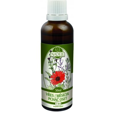 Naděje Vřes Pcháč oset Měsíček 50 ml tinktura z bylin – Hledejceny.cz