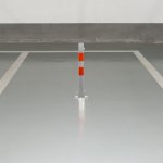 Parkovací zábrana typ I zamykací sloup 6 x 65 x 6 cm – Zboží Mobilmania