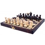 Dřevěné královské šachy malé – Zboží Dáma