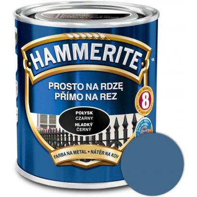 Akzo Nobel Hammerite přímo na rez hladký 0,7L Modrý Modrý – Sleviste.cz