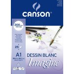 Canson Imagine skicák lepený A1 25 listů, 200 g, 59,4x84,1 cm – Zboží Dáma