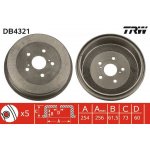 Brzdový buben TRW DB4321 - TOYOTA