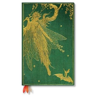 Olive Fairy Lang's Fairy Books Maxi Dot-Grid Hardback Journal Elastic Band Closure