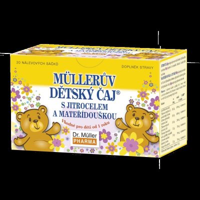 Müllerův s jitrocelem a mateřídouškou 20 x 1,5 g – Zboží Dáma