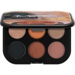 MAC Cosmetics Connect In Colour Eye Shadow Palette paletka očních stínů Embedded In Burgundy 6,25 g – Sleviste.cz