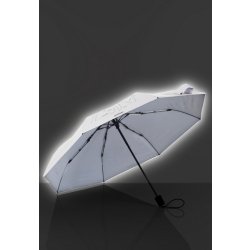 Lasessor Moomin on Stilts grey deštník skládací automatický svíticí šedý